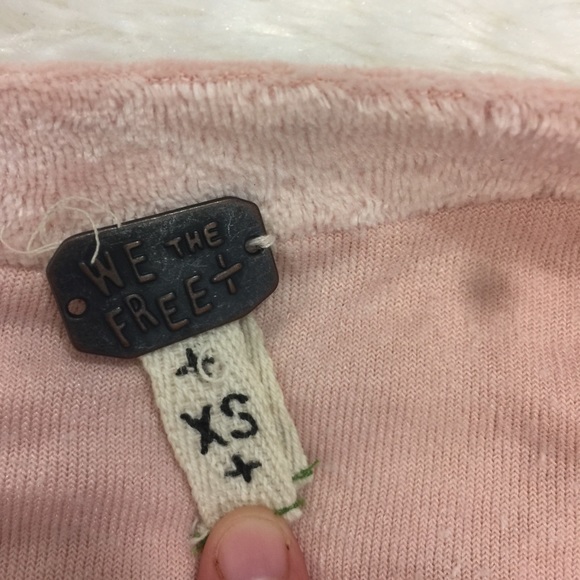 Free People Milan Velvet Balloon Sleeve Sweater - Picture 6 of 7